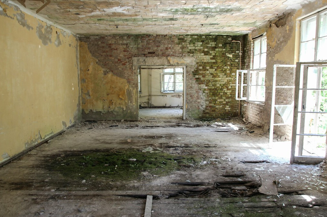 old german police station interior